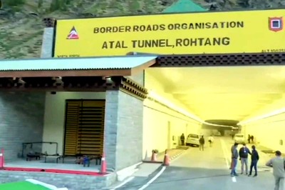 Defence Minister Rajnath Singh Visits Atal Tunnel in Rohtang Day Before Its Inauguration by PM Modi