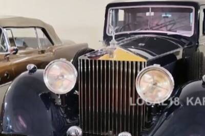 As Part Of Dasara Celebrations, Mysuru Streets Witness Rally Of Vintage Cars