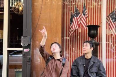 In Pics: Pachinko's Lee Min-ho And Kim Min-ha Take A Trip To New York As 'Hansu & Sunja'
