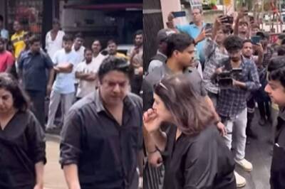 Farah Khan, Sajid Khan Arrive For Malaika Arora's Father Anil Mehta's Funeral | Watch