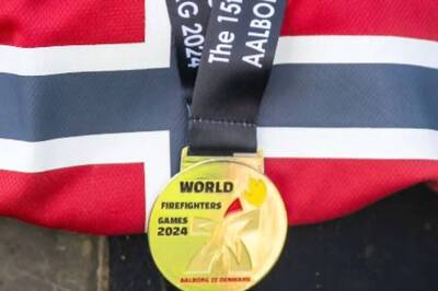 Proud Moment: Indian Firefighters Bag 21 Medals at 15th World Fire Fighter Games