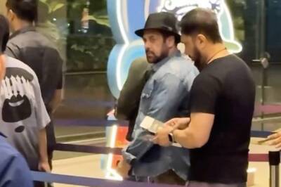 Salman Khan Fans SHOCKED As He Gets Spotted With Tight Security Amid Lawrence Bishnoi Threats | Watch