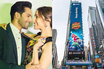 Varun Dhawan, Shraddha Kapoor Are Elated as Street Dancer 3D Poster Debuts at Times Square