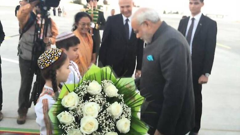 PM Modi reaches Turkmenistan, likely to sign key agreements