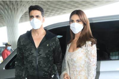 Bell Bottom Trailer Launch: Akshay Kumar, Vaani Kapoor Reach Delhi for Post-Covid Theatrical Event