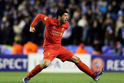 Luis Suarez hat-trick sends him top of scoring charts