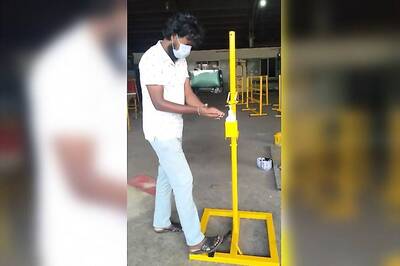 Jugaad-Sanitising: Transport Workers Build Soap Dispensing Machines From Scrap