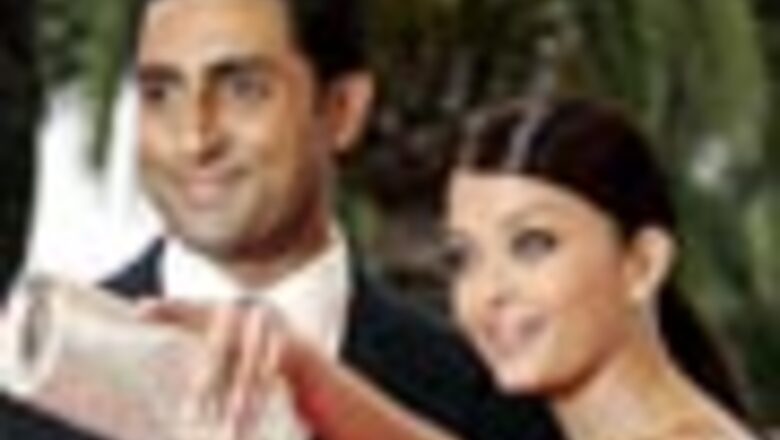 Ash's white-out at Cannes: With Abhishek | On Day 1