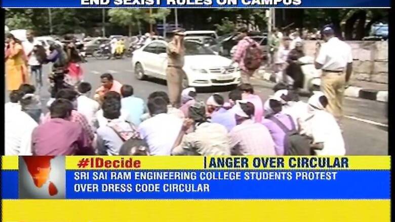 Chennai: Students detained for protesting against dress code