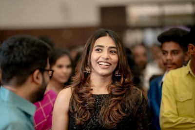 Actress Sapthami Gowda's Black Saree Is Perfect For Sangeet Night