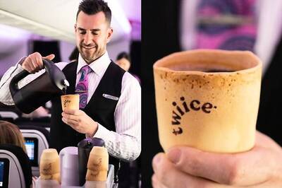 Air New Zealand Trials Vanilla Flavoured Edible Coffee Cups to Reduce Waste