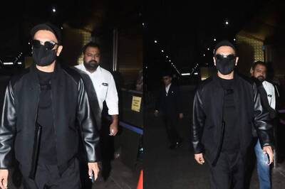 Ranveer Singh Channels His Inner Rocky in an All-Black Look at the Airport, Photos Go Viral