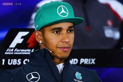 Lewis Hamilton sets the pace in Chinese GP practice