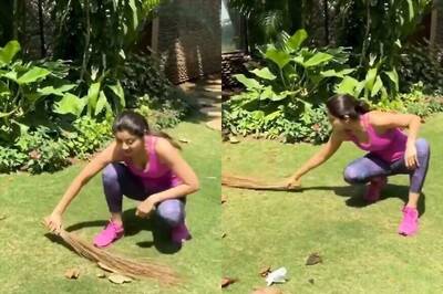 Shilpa Shetty Cleans Up Garden, Pens Heartfelt Note for House Help