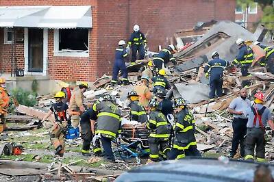 Survivor said she smelled gas before Baltimore explosion