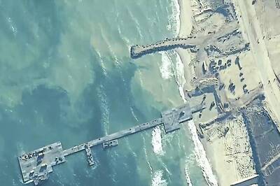 Rough Seas Damage US-Built Temporary Pier In Gaza, Aid Delivery Suspended