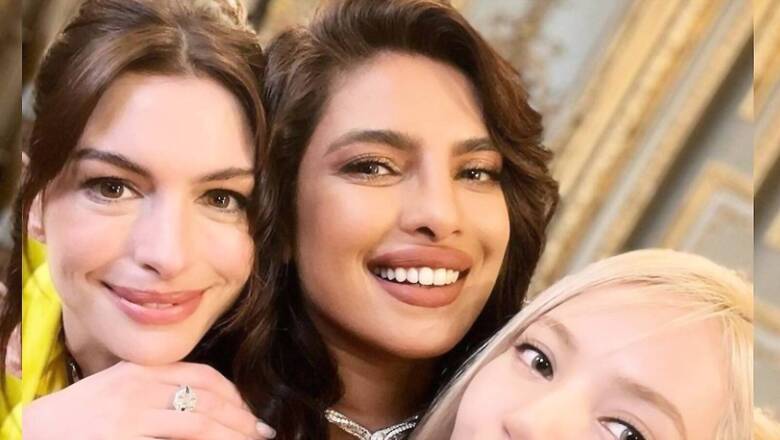 Priyanka Chopra Wows Internet As She Poses With Anne Hathaway, Blackpink's Lisa in Viral Pics