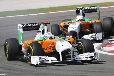 Force India aims podium finish in last five races