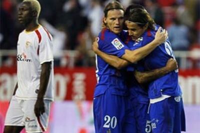 Getafe stun Sevilla, move away from drop zone