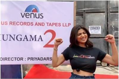 An Excited Shilpa Shetty Begins Shooting for Hungama 2, Shares Video from Sets