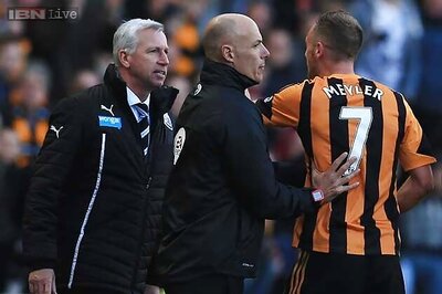 Pardew sent to stands after head-butting incident
