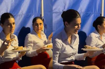 Kareena Kapoor Khan, Kriti Sanon Enjoy Pizza Party At The Set Of Crew, Rhea Kapoor Drops Video; Watch