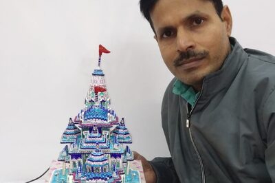 Varanasi’s Gift for Ram Lalla: A Gem-Studded Gulabi Meenakari Ayodhya Temple Replica