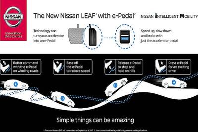 Nissan Leaf to Feature e-Pedal, One-Pedal Technology