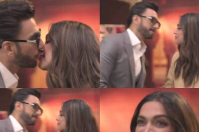 Ranveer Kisses Deepika Padukone on Lips in Middle of Interview; She Says 'I Married My...'; Watch