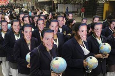 East to West, the world fetes the American President