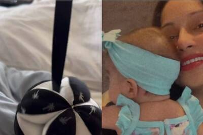 Bipasha Basu Calls Her Daughter Devi ‘Natural Athlete’ As She Plays With A Ball; Watch