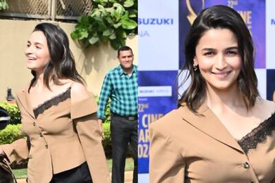 Alia Bhatt Flashes Her Million Dollar Smile As She Makes Heads Turn In A Cut-Out Blazer, Photos Go Viral