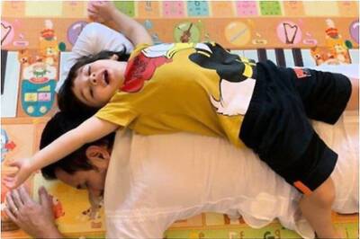 Here's How Quarantine Mornings Look Like for Taimur and Saif Ali Khan