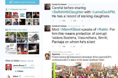 Kavita Krishnan accuses PM of stalking daughters, asks people not to share 'selfie with daughters'