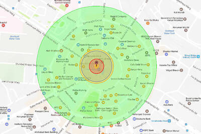 Colour-coded Zonal Map for NOC for Building Plans Permits in Delhi