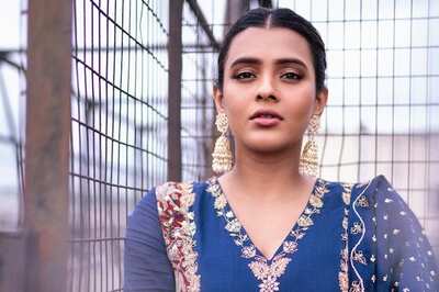 Actress Hebah Patel’s Blue Anarkali Is A Must-Have For The Upcoming Festive Season