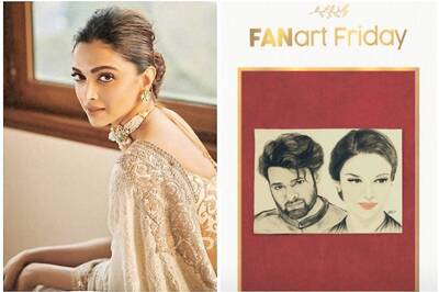 Fan Makes Sketch of Deepika Padukone with Prabhas, Actress Shares it on Instagram