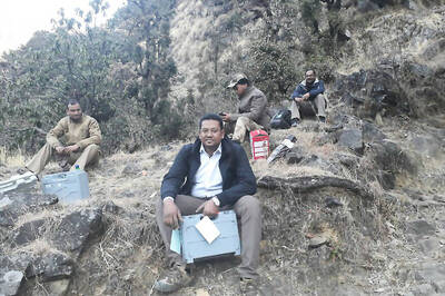 10,000 Feet, 24 km: Polling Officials Trek Through Snow for 275 Voters