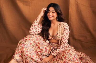 National Crush Rashmika Mandanna Looks Gorgeous In Colourful Lehenga