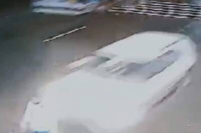 On Cam | Pedestrian Thrown Into Air After Speeding Car Hits Him In Maharashtra's Kolhapur; Driver Flees Spot