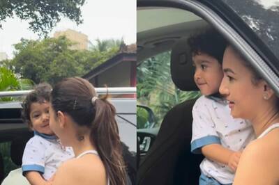Gauahar Khan Spotted With Son Zehaan, Fans Say 'He Is Mini Version Of Zaid'