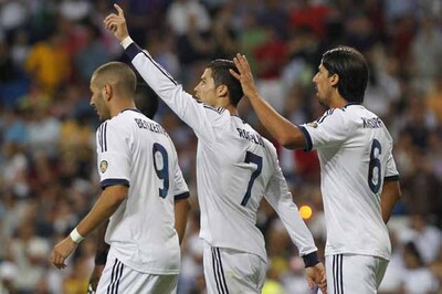 Ronaldo powers Real Madrid to first league win