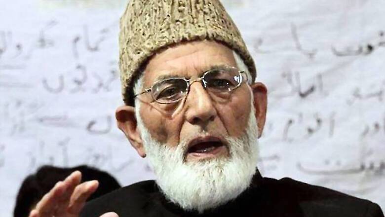 Geelani Resigns As Tehreek-e-Hurriyat Chief, Trusted Friend Sehrai Takes Over