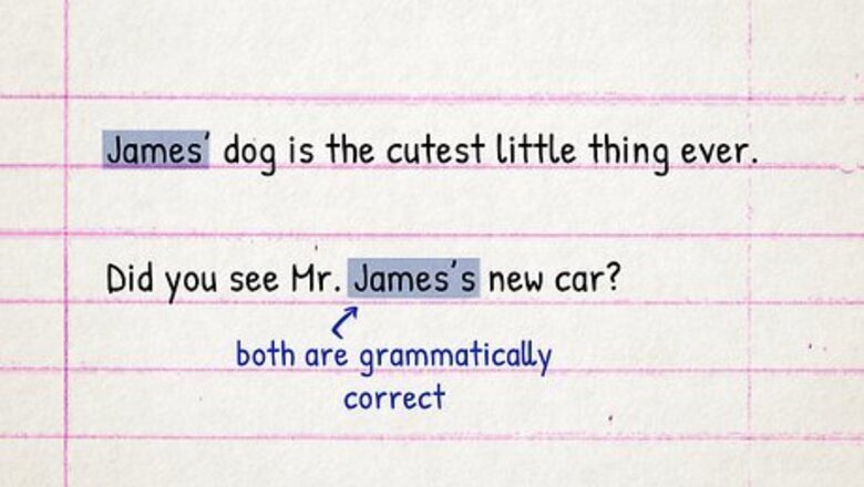Is It James' or James's?