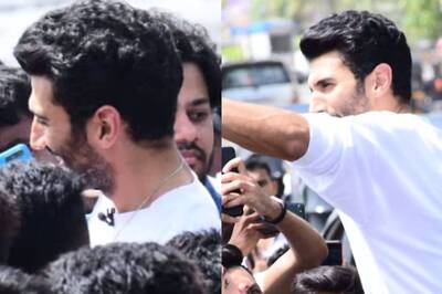 Aditya Roy Kapur Struggles To Make His Way To His Car As Fans Mob Him At A Mumbai Beach; Watch