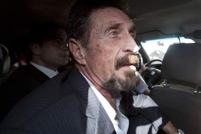 US software guru McAfee released, arrives in US