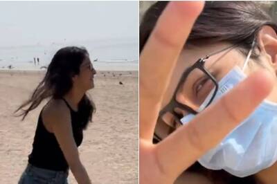 Shehnaaz Gill Walks Around a Beach Cheerfully In Latest Video, But Her Caption Will Melt Your Heart