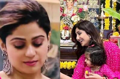 Shilpa Shetty and Shamita Shetty Wear Matching Pink Outfits As They Celebrate Ganesh Chaturthi