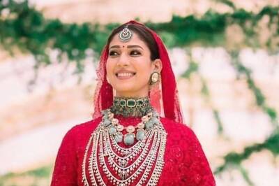 Nayanthara-Vignesh Wedding: Fourth Vow & Couple's Names symbolising Togetherness, Commitment and Mutual Respect Embroidered on Wedding Ensemble