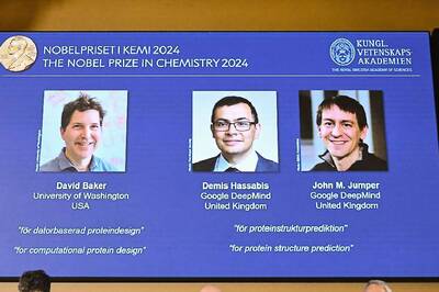 2024 Nobel Prize For Chemistry Goes To Baker, Jumper And Hassabis For Protein Design, Prediction